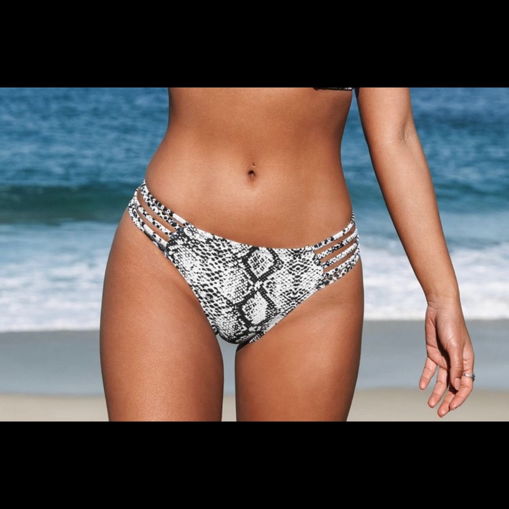 Brand New Snake Skin Bikini Bottoms